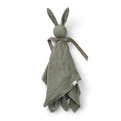 Image of Elodie Details Comforter Blanket Blinkie for Babies and Toddlers in 100% Oeko Tex Extra Soft Cotton Hazy Jade