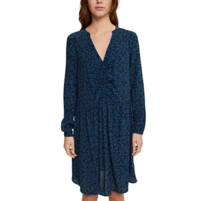 Image of ESPRIT Women&#039;s 112ee1e309 Dress, 453/Petrol Blue 4, 14
