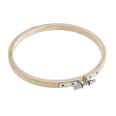Image of Bamboo Embroidery Hoop Cross Stitch Sewing Flower Ring Size Choice 4&quot; 14&quot; (5&quot; (13cm))