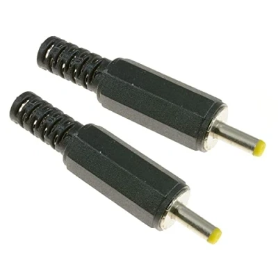 Image of 1.1mm x 3mm DC Male Power Plug Jack Connector Laptop (Pack of 2)