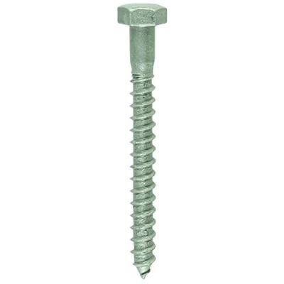 Image of TIMco 675INCSB Index Hex Coach Screw 6 x 75 Organic Green (Pack of 10)