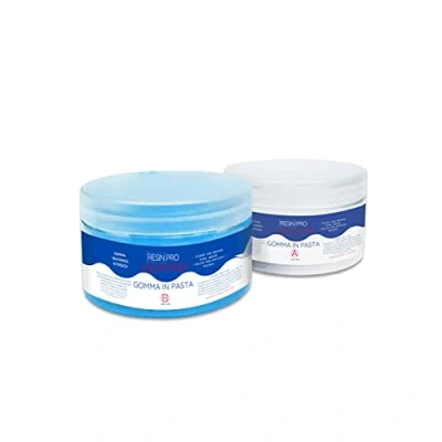 Image of I GUM FAST: Silicone Rubber In Paste For Moulds (1Kg) Non toxic and Ultra Fast (5 minutes) Compatible with Epoxy, Polyurethane, Wax, Soap, Plaster, Cement Hardness 24 Shores