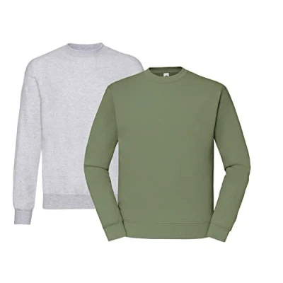 Image of Fruit of the Loom Men&#039;s In Sweat Sweatshirt Set, 1x Grau, Olive &amp; Hlkauf Block, XXL