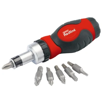 Image of Draper Ratcheting Screwdriver and Bit Set (6 Piece)