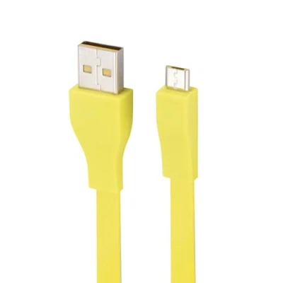 Image of Alphatec UE Boom charging cable Replacement, Compatible with Logitech Boom2 / Boom3 MegaBoom/Ultimate Ears/Mini Boom/Roll Speakers, 4 Ft (1.2 meters), Yellow