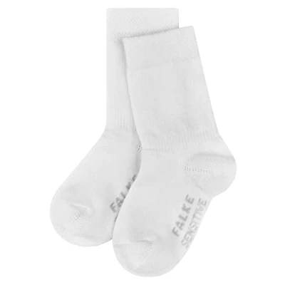 Image of FALKE Unisex Baby Sensitive B SO Cotton With Soft Tops 1 Pair Socks, White (White 2000) new eco friendly, 6 months