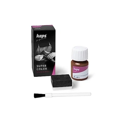 Image of KAPS Super Color, Leather Dye for Natural Leather, Faux and Fabric, 25 ml (179 Walnut)