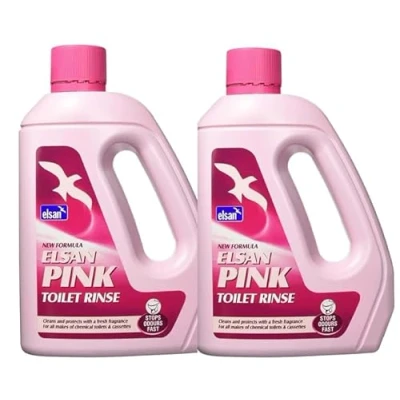Image of Elsan Pink Toilet &amp; Deodouriser 4L Toilets Camping Mobile Homes, Caravans Sceptic Tanks.