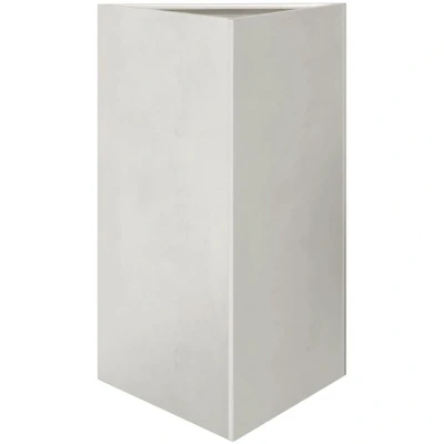 Image of vidaXL Garden Planter Triangular 50x43x75 cm Stainless Steel