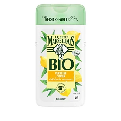 Image of Le Petit Marseillais Energizing Shower Gel Vervain Lemon Organic 250ml