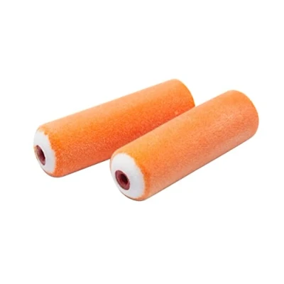 Image of ProDec Advance 2 pack 4 inch Flock Mini Paint Rollers for an Ultra Smooth Finish with Gloss and Satin Paints on Skirting Boards, Window Sills, Panel Doors, Cabinets Metal, 4&quot;