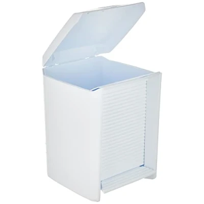 Image of TATAY Olympia Bathroom Pedal Bin, 7 L, White