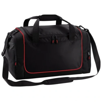 Image of Quadra Teamwear Locker Duffle Bag (30 Litres) (One Size) (Black/Classic Red)