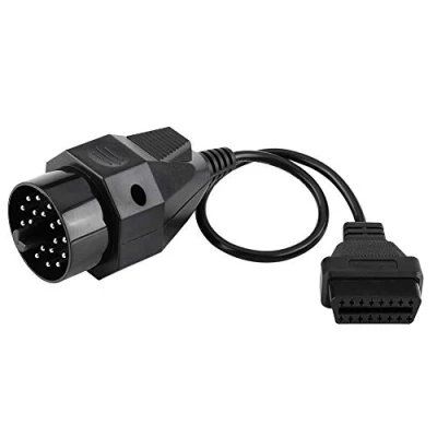 Image of 20 Pin to OBDII 16 Adapter Connector Cable, Auto Car Diagnostic Scanner Cable for B MW E36 E38 E39 E46 E53 X5 Z3