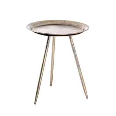 Image of HAKU Mobel End Table Bronze, Metal Size: H 47 cm X Ø 38 cm, Style: Modern