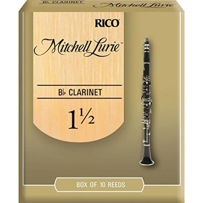 Image of Rico Mitchell Lurie 1.5 Strength Reeds for Bb Clarinet (Pack of 10)