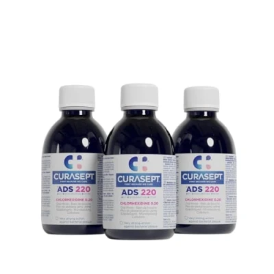 Image of Curasept Mouthwash 0.2% 200ml Pack of 3
