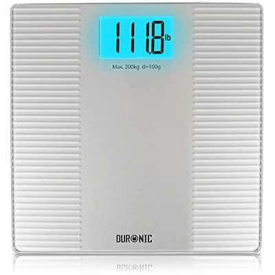 Image of Duronic Digital Bathroom Scales BS204 Body Weight Weighing Stone lb kg High Precision Sensors 200kg Capacity Non Slip