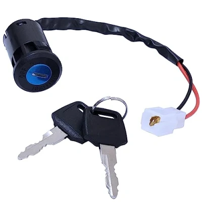 Image of Universal Ignition Barrel Key Switch fit for Motorcycle Dirt Bikes