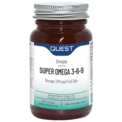 Image of Quest Super Omega 3 6 9 Pack of 90 Capsules