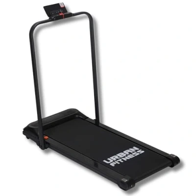 Image of Urban Fitness Walking Treadmill Pad, Foldable Under Desk Model with Speed Range 1 8 km/h, LED Display, Quiet Motor, Compact Home Use Remote Control