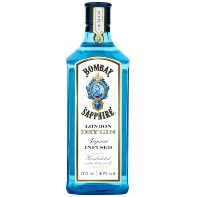 Image of Bombay Sapphire Premium Distilled London Dry Gin, 40% ABV, 70cl /700ml, Vapour Infused With 10 Hand Selected Exotic Botanicals