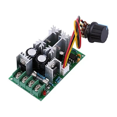 Image of PWM DC Motor Speed Controller 12V 24V 36V 48V 20A Driver Module High Power Current Regulator