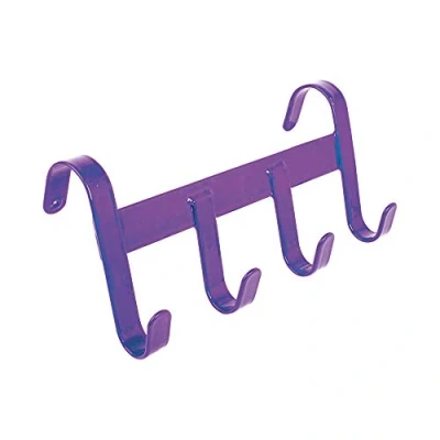 Image of Perry Equestrian Stable Handy Hanger Four Hooks Seven Colours (Purple)