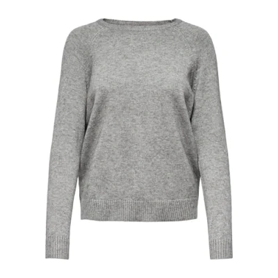 Image of ONLY Onllesly Kings Jumper, Women&#039;s, Size: Small, Medium grey melange
