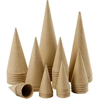Image of Creativ 26549 Cones Assortment, H: 4 20 cm, 50asstd