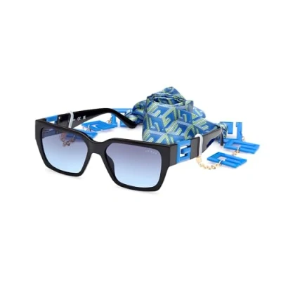 Image of Sunglasses Guess Gu7916 col. 92w Unisex Squadrata Blu