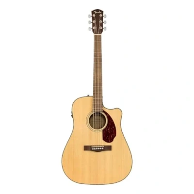 Image of Fender CD 140SCE Dreadnought Electro Acoustic Guitar includes a Hardshell Case, Comes with Free Virtual Lessons