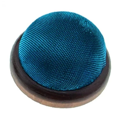 Image of Bemvp Needle Pin Cushion Wooden Base Pincushions Fabric Holder Sewing for Diy Crafts