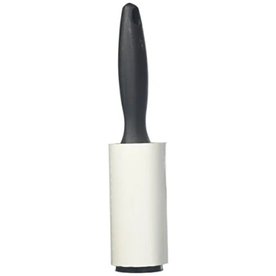 Image of Fackelmann Lint Roller 8.9 inch of Plastic/Paper, Black, 21 x 10 5 cm