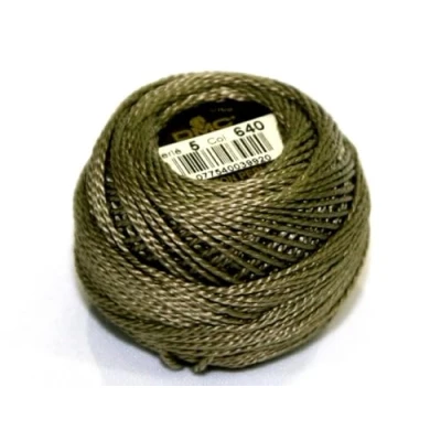 Image of DMC Cotton Perle Thread Size 5 640 per 10 Gram Ball