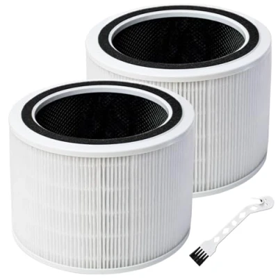 Image of 2 Pack Replacement for Core 200S Filters Compatible with Levoit RF Smart WiFi Air Puri fier,3 in 1 True HEPA High Efficiency