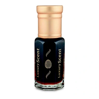 Image of Hajer Aswad Black Stone Perfume Oil 6ML Amber Musky Roll on Attar Fragrance by Luxury Scent
