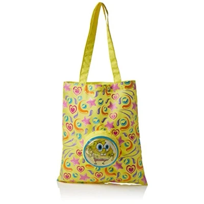 Image of Trade Mark Collections Spongebob Bubbles Folding Shopper Bag