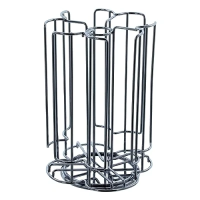 Image of Genuine Bosch Tassimo 52 T Disc Capsule Holder Chrome Refil Tower (Non Slip, 360º Base)