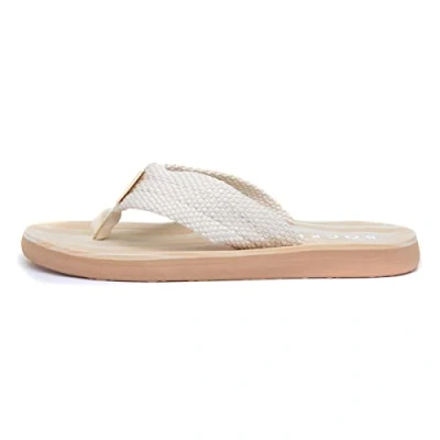 Image of Rocket Dog Adios Womens Beige Webbing Flip Flop Size 4 UK