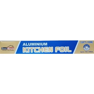 Image of Premium Heavy Duty Aluminium Catering Kitchen Wrapping Baking Tin Foil (10M x 30cm)