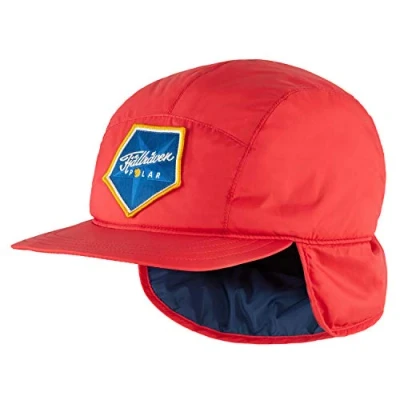 Image of FJALLRAVEN Unisex Polar Padded Cap Hat, True Red, S M UK