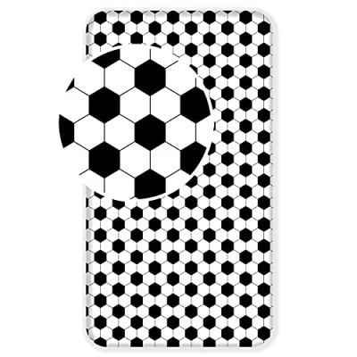 Image of Jerry Fabrics Football Bed Sheet 90 x 200 + 25 cm