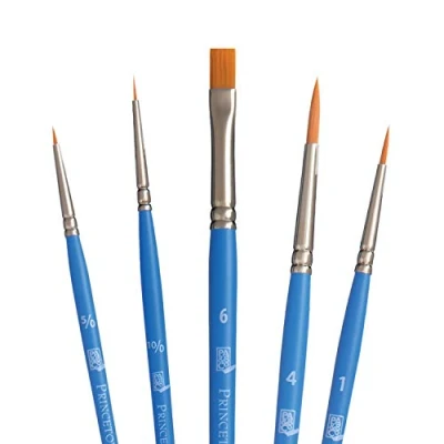 Image of Princeton SelectArtiste Fine Art Multi Technique Brush Set, 5 x Synthetic Brushes, Mixed Media, Ideal for Professionals &amp; Students