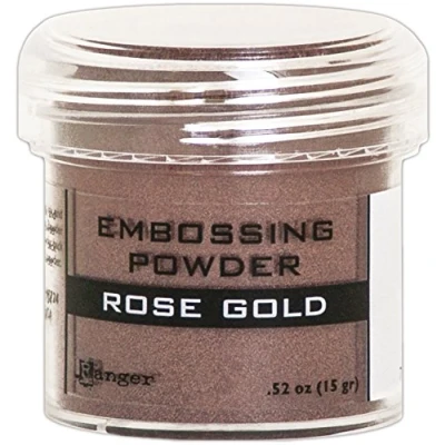 Image of Ranger EPJ60390 Rose Gold Metallic Embossing Powder, Synthetic Material, Brown, 4.4 x cm