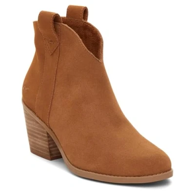 Image of TOMS Women&#039;s Constance Ankle Boot, Tan Suede, 4 UK
