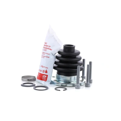 Image of 191498201D, 321498201A, 321498201D CV Boot FEBI BILSTEIN 08304 Rubber VOLKSWAGEN: GOLF 1, 1 Cabriolet, 3, AUDI: 80 B1 Saloon, B4 Saloon