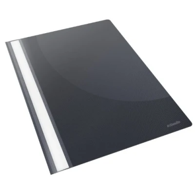 Image of Esselte A4 Plastic Report Files, Pack of 25, 160 Sheet Capacity, VIVIDA Black, Range, 15388