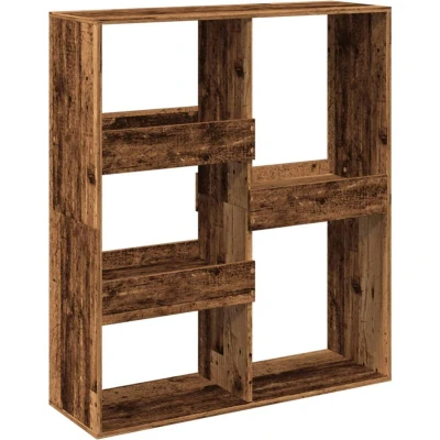 Image of vidaXL Room Divider Old Wood 100x33x115 cm Engineered