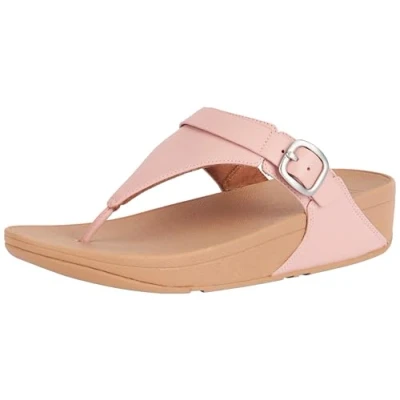 Image of Lulu Adjustable Leather Women&#039;s Toe Post Sandals